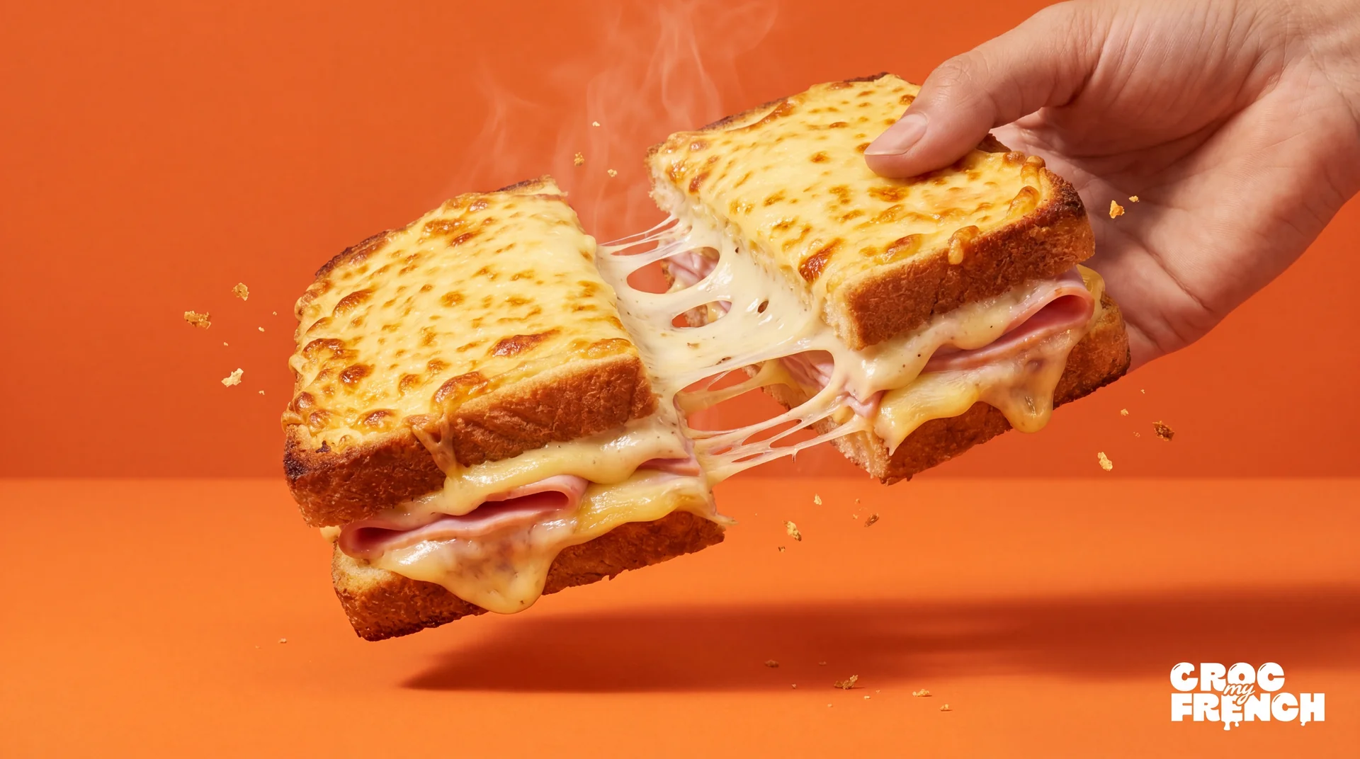 Le Croc — vue gourmande du fromage qui file